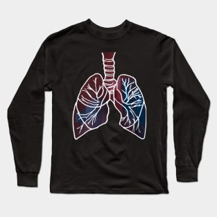 Gouached Lungs Long Sleeve T-Shirt